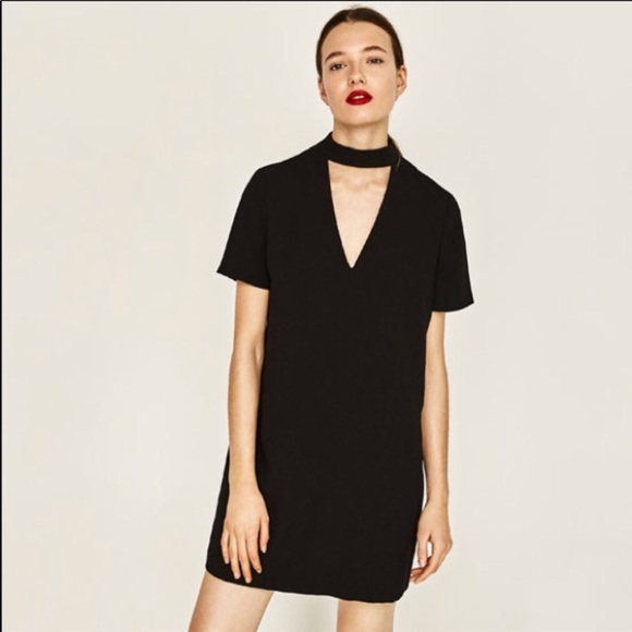 Zara Dresses & Skirts - Zara V-Neck Shift Dress
